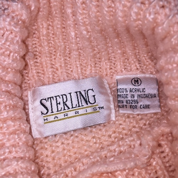 VTG Sterling Harris 100% acrylic sweater size M - Picture 4 of 4